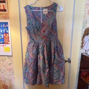 ModCloth Biking Through Brussels Prism Dress